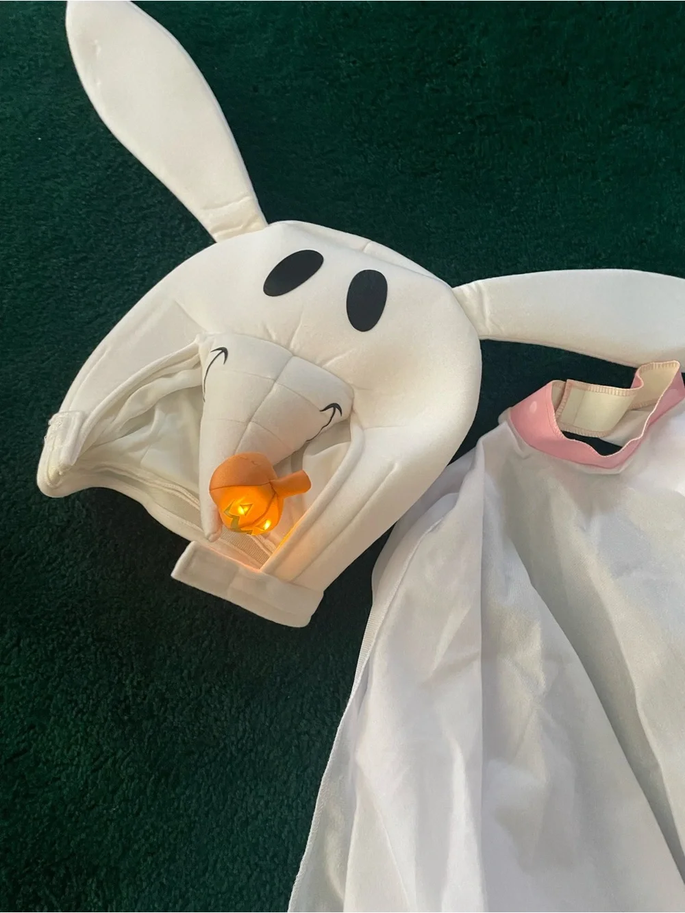 Disney The Nightmare Before Christmas Zero Toddler Light-Up Costume - White